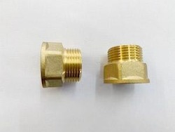 Plumbing goods wholesaling: [216] Brass Male20mm/ Female 20mm Socket