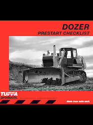 Dozer Prestart Checklist Books