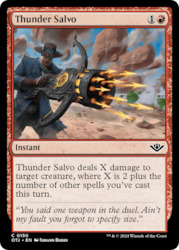 Game: Thunder Salvo [Outlaws of Thunder Junction]