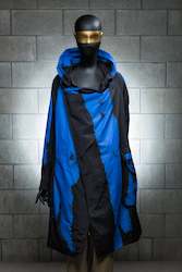 Clothing: Moyuru Blue Combo Coat