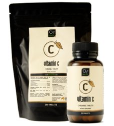 Health supplement: O2b vitamin c chewable tablets