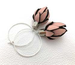 Jewellery manufacturing: Wild Flower Buds -Blush Pink your in choice of fittings