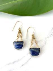 Jewellery manufacturing: Lapis Lazuli Gem Dangles