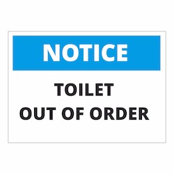 Frontpage: Notice Toilet Out Of Order