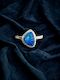 Opal ring - Fleur setting - Freeform