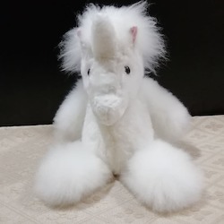 Frontpage: Toy Alpaca Small Unicorn 20cm