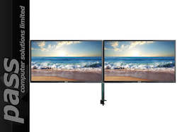 Dual (2x) 23" Dell Professional P2319H LED LCDs + Dual Mount!!