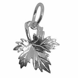 Jewellery: Gold Maple Leaf Charm