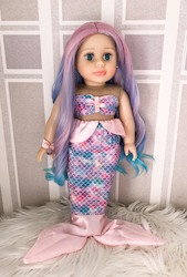 Doll: Custom Pearl Doll - Pearl the Mermaid
