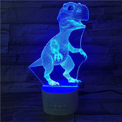 General store operation - other than mainly grocery: 3D Light with Bluetooth Speaker - Dinosaurs