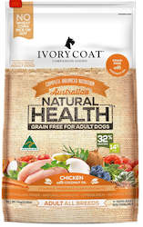 Pet: Ivory Coat Grain Free Adult Chicken with Coconut Oil 13kg x 1