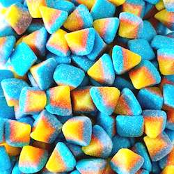 Confectionery: Blue Sour Pyramids