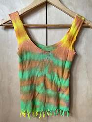 Pre Loved Clothing Festival Wear: Tie-Dye Stretchie Top #3