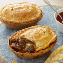 Butchery: Steak and Cheese Pie (2 pack chilled)