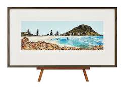 Limited Edition Framed Prints: Mt Maunganui by Nic Tucker