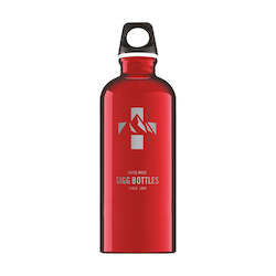 Home Page Slider: Mountain | Aluminium Bottle | 600 ml | Red