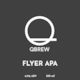 FLYER APA 5.9% ABV.