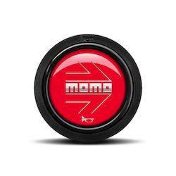 Bicycle and accessory: ARROW Polished Red (Flat Lip) Horn Button