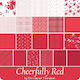 Cheerfully Red White FQ Bundle (10) - Riley Blake Design