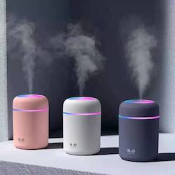 Internet only: 300ml Air Humidifier USB Ultrasonic Aroma Essential Oil Romantic Soft Light Humidifier