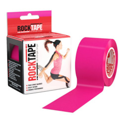 Standard Rocktape: Rocktape Plain Pink 5cm x 5mtr Roll