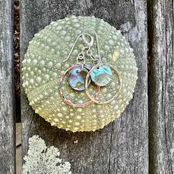 Jewellery: Paua shell earrings