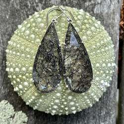 Jewellery: Brazilian Rutilated quartz earrings