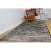 Floor covering: Modern Design Outdoor/indoor Rug Black/white 160X230CM