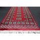 Genuine hand knotted bokhara runner red 0.76 x 3.69m