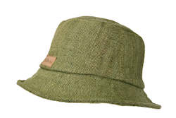 Hemp Hat Bucket Classic Design Green Color