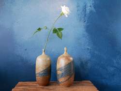 Kitchenware wholesaling: Deep Blue Natural Speckle Vase