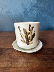 Kitchenware wholesaling: Japanese Cup with Saucer ,Bamboo Hand Painted