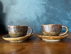Kitchenware wholesaling: Melt Caramel Coffee Cup and Saucer