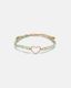 Amazonite Heart Bracelet | Gold