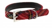 Gift: Tartan dog collar and lead set