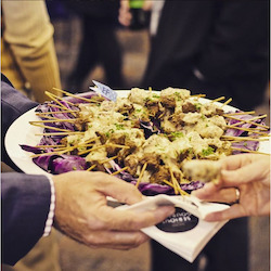 Finger Food Corporate Catering: Chicken Skewers with peanut sauce (GF)