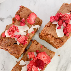 Morning Tea Afternoon Tea Corporate Catering: Brown Butter Blondies - Gluten Free