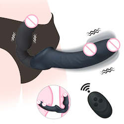 Adult shop: Strap on Dildo Panties Vibrator for Lesbian Clitoris Stimulator G Spot Vibrator Prostate Massager for Women