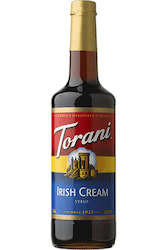 Torani Syrups: Torani Syrup Irish Cream 750ml