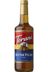 Torani Syrups: Torani Butter Pecan Syrup 750ml