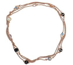Prosperity Good Fortune: Queen of the Night - Rose Gold Chain