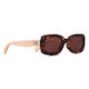 NEW ** VIBE TOFFEE TORT - Polarised Sunglasses l Black Graduated Lens l White Maple Arms wholesale - (no GST) RRP $94.99