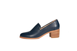 Shoe: Harris Leather Loafers Navy
