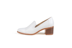 Shoe: Harris Leather Loafers White