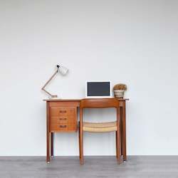 Archive: Danish Teak Desk by Domino Mobler