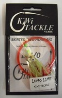 Kiwi Tackle 3 0 Lumo Lime Tarakihi 2 Hook Ledger Rig