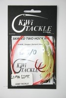 Kiwi Tackle Lumo Lime Skirt 5/0 2 Hook Ledger Rig