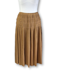 Clothing: Sills. Crinkle Midi Skirt - Size XL