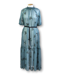 Clothing: Kate Sylvester. High Neck Midi Dress - Size M