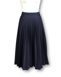 Clothing: Gregory. Pleat Midi Skirt - Size 10